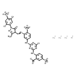 CAS#: 93778-50-8， Sodium hydrogen 2-({4-chloro-6-[(3-{[1-(2,5-dichloro-4-sulfonatophenyl)-3-methyl-5-oxo-4,5-dihydro-1H-pyrazol-4-yl]diazenyl}-4-sulfonatophenyl)amino]-1,3,5-triazin-2-yl}amino)-5-sulfonatobenzoate (3:1 :1)