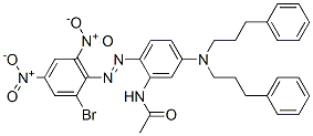 CAS#: 93805-16-4， N-[5-[Bis(3-Phenylpropyl)Amino]-2-[(2-Bromo-4,6-Dinitrophenyl)Azo]Phenyl]Acetamide