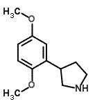 CAS#: 938458-95-8， 3-(2,5-Dimethoxyphenyl)pyrrolidine