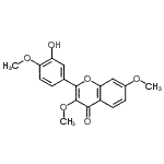 CAS#: 93876-56-3， 2-(3-Hydroxy-4-methoxyphenyl)-3,7-dimethoxy-4H-chromen-4-one