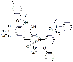 CAS#: 93882-08-7， Disodium 3-[[5-[(Ethylphenylamino)Sulphonyl]-2-Phenoxyphenyl]Azo]-4-Hydroxy-5-[[(P-Tolyl)Sulphonyl]Amino]Naphthalene-2,7-Disulphonate