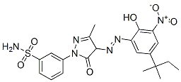 CAS#: 93893-61-9， 3-[4-[[5-(1,1-Dimethylpropyl)-2-Hydroxy-3-Nitrophenyl]Azo]-4,5-Dihydro-3-Methyl-5-Oxo-1H-Pyrazol-1-Yl]Benzenesulphonamide