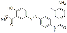 CAS#: 93919-25-6， Sodium 5-[[4-[(4-Amino-3-Methylbenzoyl)Amino]Phenyl]Azo]Salicylate