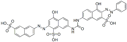 CAS#: 93919-34-7， 4-Hydroxy-7-[[[[5-Hydroxy-6-(Phenylazo)-7-Sulpho-2-Naphthyl]Amino]Carbonyl]Amino]-2-[(7-Sulpho-2-Naphthyl)Azo]Naphthalenesulphonic Acid