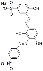 CAS#: 93939-97-0， Sodium 3-[[2,4-Dihydroxy-3-[(4-Nitrophenyl)Azo]Phenyl]Azo]-4-Hydroxybenzenesulphonate