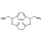 CAS#: 93941-75-4， 2,9-Bis(aminomethyl)-3,8-dioxabicyclo[8.2.2]tetradeca-1(12),10,13-triene-4,7-dione