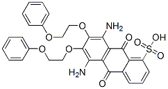 CAS#: 93941-99-2， 5,8-Diamino-9,10-Dihydro-9,10-Dioxo-6,7-Bis(2-Phenoxyethoxy)Anthracenesulphonic Acid