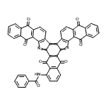 CAS#: 93965-07-2， N-(5,7,12,17,22,24-Hexaoxo-5,7,12,17,22,24-hexahydrodinaphtho[2,3-a:2',3'-i]naphtho[2',3':6,7]indolo[2,3-c]carbazol-1-yl)benzamide