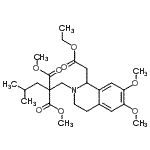 CAS#: 94006-08-3， Dimethyl {[1-(2-ethoxy-2-oxoethyl)-6,7-dimethoxy-3,4-dihydro-2(1H)-isoquinolinyl]methyl}(isobutyl)malonate