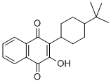 CAS#: 94015-46-0， 3-(4-tert-Butylcyclohexyl)-4-hydroxy-1,2-naphthoquinone
