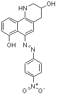 CAS#: 94023-26-4， 6-[(4-Nitrophenyl)diazenyl]-1,2,3,4-tetrahydrobenzo[h]quinoline-3,7-diol