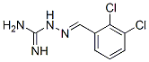 structure of CAS# 94023-67-3, 3-[(2,3-Dichlorophenyl)Methylene]Carbazamidine;2-[(2,3-Dichlorophenyl)Methyleneamino]Guanidine;2-[(2,3-Dichlorobenzylidene)Amino]Guanidine;Nsc65809
