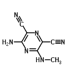 CAS#: 94053-74-4， 3-Amino-5-(methylamino)-2,6-pyrazinedicarbonitrile