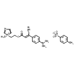 CAS#: 94087-16-8， 1-[2-({(2Z)-3-Cyano-3-[4-(dimethylamino)phenyl]-2-propenoyl}oxy)ethyl]-1-methyl-1H-imidazol-1-ium 4-methylbenzenesulfonate
