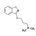 CAS#: 94087-30-6， 3-(1,2-Benzothiazol-3-yloxy)-N,N-dimethyl-1-propanamine