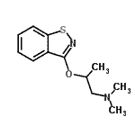 CAS#: 94087-31-7， 2-(1,2-Benzothiazol-3-yloxy)-N,N-dimethyl-1-propanamine