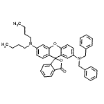 CAS#: 94088-63-8， 2'-(Dibenzylamino)-6'-(dibutylamino)-3H-spiro[2-benzofuran-1,9'-xanthen]-3-one