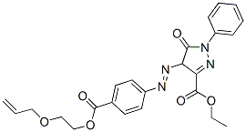 CAS#: 94108-22-2， Ethyl 4-[[4-[[2-(Allyloxy)Ethoxy]Carbonyl]Phenyl]Azo]-4,5-Dihydro-5-Oxo-1-Phenyl-1H-Pyrazole-3-Carboxylate