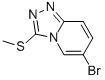structure of CAS# 941294-56-0, 6-Bromo-3-(Methylthio)-1,2,4-Triazolo[4,3-a]Pyridine