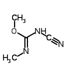CAS#: 94134-02-8， Methyl N-cyano-N'-methylcarbamimidate