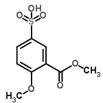 CAS#: 94134-07-3， 4-Methoxy-3-(methoxycarbonyl)benzenesulfonic acid
