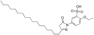 CAS#: 94134-36-8， 2-Ethoxy-5-(4,5-Dihydro-3-Heptadecyl-5-Oxo-1H-Pyrazol-1-Yl)Benzenesulphonic Acid