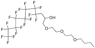 CAS#: 94158-61-9， 1-[2-(2-Butoxyethoxy)Ethoxy]-4,4,5,5,6,6,7,7,8,8,9,9,10,10,11,11,11-Heptadecafluoroundecan-2-Ol