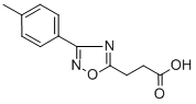 structure of CAS# 94192-17-3, 3-[3-(4-Methylphenyl)-1,2,4-Oxadiazol-5-Yl]Propanoic Acid;3-[3-(4-Methylphenyl)-1,2,4-Oxadiazol-5-Yl]Propionate;Zinc00211876