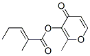 CAS#: 94199-66-3， 2-Methyl-4-Oxo-4H-Pyran-3-Yl 2-Methyl-Pent-2-En-1-Oate