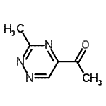 CAS#: 94243-23-9， 1-(3-Methyl-1,2,4-triazin-5-yl)ethanone