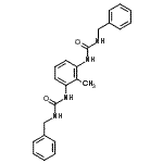 CAS#: 94248-10-9， 3-benzyl-1-[3-(benzylcarbamoylamino)-2-methyl-phenyl]urea