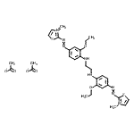 CAS#: 94276-19-4， N,N'-bis[2-ethoxy-4-(3-methylthiazol-3-ium-2-yl)azo-phenyl]ethane-1,2-diamine diacetate