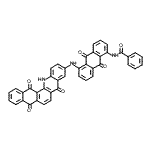 CAS#: 94349-29-8， N-[9,10-dioxo-5-[(5,8,14-trioxo-13H-anthra[1,2-b]quinolin-10-yl)amino]-1-anthryl]benzamide