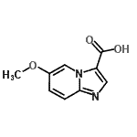 structure of CAS# 944896-44-0, 6-methoxyimidazo[1,2-a]pyridine-3-carboxylic acid;6-methoxyimidazo[1,2-a]pyridine-3-carboxylic acid