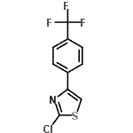 CAS 登录号：945860-88-8， 2-氯-4-[4-(三氟甲基)苯基]-1,3-噻唑