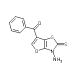 CAS#: 945950-95-8， (3-Amino-2-thioxo-2,3-dihydrofuro[2,3-d][1,3]thiazol-6-yl)(phenyl)methanone