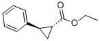 structure of CAS# 946-39-4, Ethyl (1R,2R)-2-Phenylcyclopropane-1-Carboxylate;(1R,2R)-2-Phenyl-1-Cyclopropanecarboxylic Acid Ethyl Ester;(1R,2R)-2-Phenylcyclopropane-1-Carboxylic Acid Ethyl Ester;Cyclopropanecarboxylic Acid, 2-Phenyl-, Ethyl Ester, Trans-