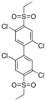 CAS#: 94659-41-3， 4,4'-Bis(Ethylsulfonyl)-2,2',5,5'-Tetrachlorobiphenyl
