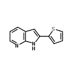 CAS#: 947017-65-4， 2-(2-Thienyl)-1H-pyrrolo[2,3-b]pyridine