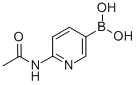 结构式 CAS# 947533-21-3, 6-乙酰氨基吡啶-3-硼酸