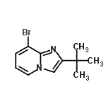 CAS#: 947533-68-8， 8-Bromo-2-(2-methyl-2-propanyl)imidazo[1,2-a]pyridine