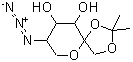 CAS#: 94801-01-1， 5-Azido-5-Deoxy-1,2-O-Isopropylidene-beta-D-Fructose