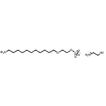 CAS#: 94825-15-7， 2-dodecoxyethyl sulfate, 2-hydroxyethylammonium