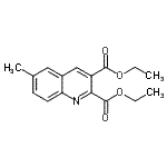CAS#: 948290-04-8， Diethyl 6-methyl-2,3-quinolinedicarboxylate