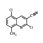 CAS#: 948291-30-3， 2,5-Dichloro-8-methyl-3-quinolinecarbonitrile