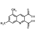 CAS#: 948293-89-8， 5,7-Dimethyl-2,3-quinolinedicarboxylic acid
