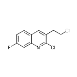 CAS#: 948294-56-2， 2-Chloro-3-(2-chloroethyl)-7-fluoroquinoline