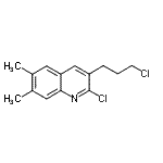 CAS#: 948294-60-8， 2-Chloro-3-(3-chloropropyl)-6,7-dimethylquinoline