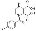 CAS#: 94856-91-4， 1-(4-Chlorobenzoyl)Piperazine-2,3-Dicarboxylic Acid