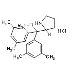 CAS#: 948595-07-1， 2-[Bis(3,5-dimethylphenyl)(methoxy)methyl]pyrrolidine hydrochloride (1:1)